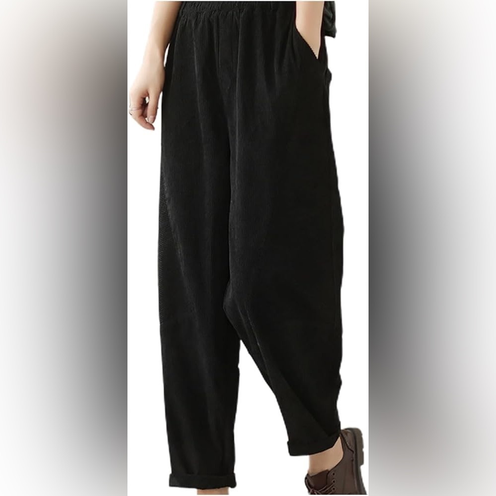 Wild Fable Women’s DRAWSTRING CORDUROY PANTS L - Picture 3 of 7